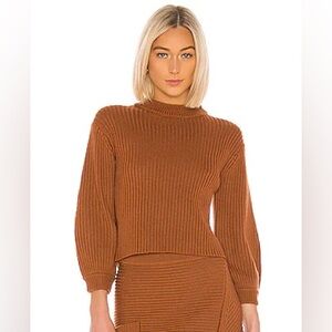 Tibi rib knit merino wool sweater size XS